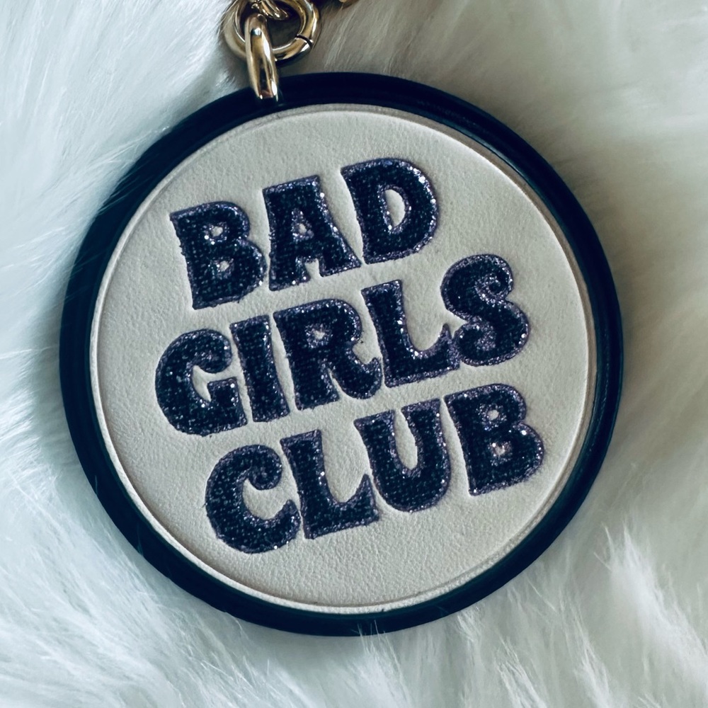 NEW Coach Bad Girls Club Bag Charm In Signature Canvas - Picture 8 of 10